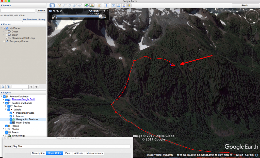 How To: Make a Route Plan with Google Earth | Mountain Addicts